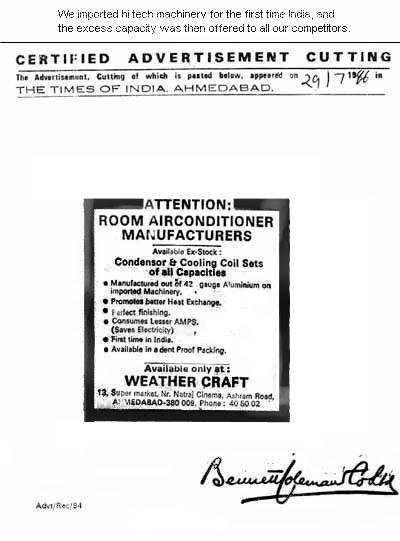 Certified Advertisement Cutting